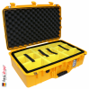 1555 AIR Case, PNP Latches, With Divider, Yellow