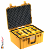 1557 AIR Case With Divider, Yellow