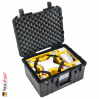 1557 AIR Case With Divider, Yellow 4