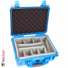 1450 Case W/Dividers, Blue