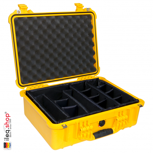 1520 Case W/Dividers, Yellow v2