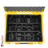 1550 Case W/Dividers, Yellow 3
