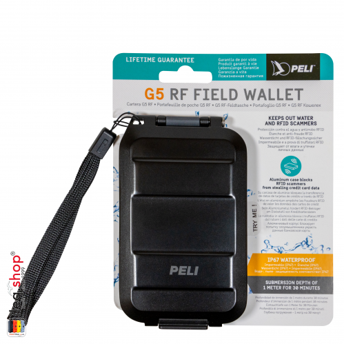 G5 Personal Utility RF Field Wallet Case, Black
