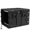 Super V-Series 7U Rack Mount Case, 24 Inch, Black 1